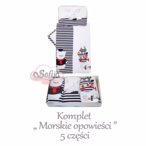Komplet Pościelowy MORSKIE OPOWIEŚCI 5 części
